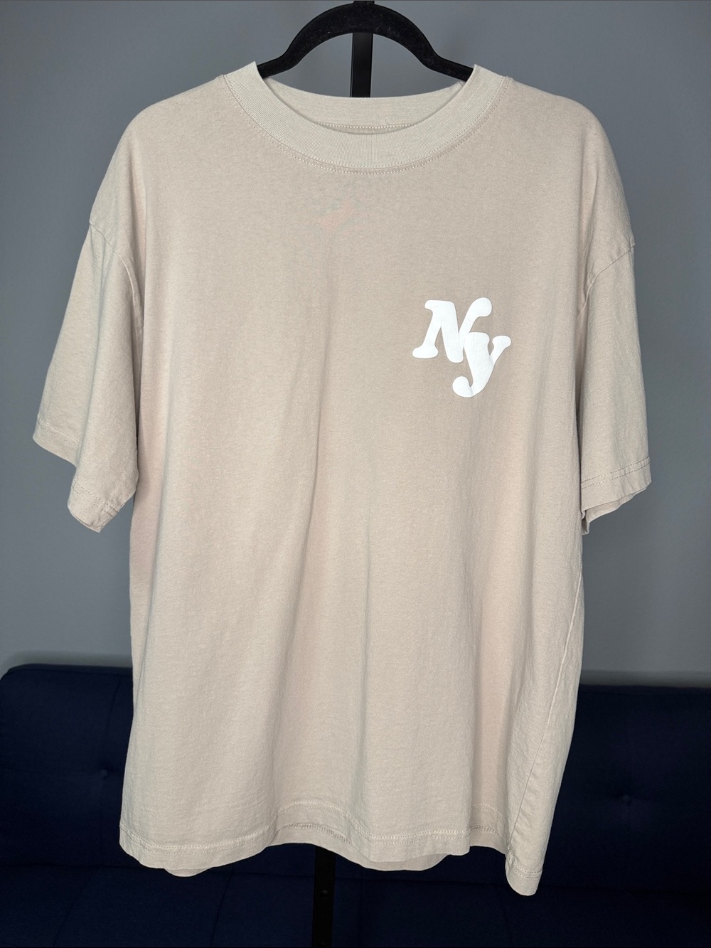 Pacsun The Met New York beige T- shirt size Large